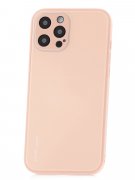 Чехол-накладка iPhone 12 Pro Max Kruche Liquid glass Pink