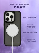 Чехол-накладка iPhone 14 Pro Max Kruche Camera Shine Magnet Black