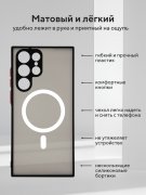 Чехол-накладка Samsung Galaxy S22 Ultra Kruche Skin Shell Magnet Black