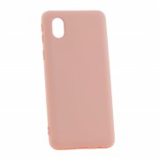 Чехол-накладка Samsung Galaxy A01 Core Derbi Slim Silicone-3 розовый песок