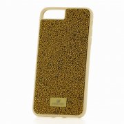 Чехол-накладка iPhone 7 Plus/8 Plus Swarovski Бусины Gold