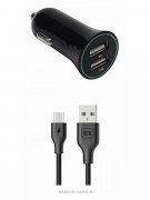 АЗУ 2USB+кабель USB-Micro Exployd 1m Black УЦЕНЕН