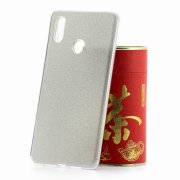 Чехол-накладка Huawei Honor Note 10 10028 с блестками серебристый