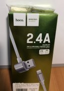 Кабель Multi USB-iP+Micro Hoco U18 Symmetric White 1.2m 2.4A УЦЕНЕН