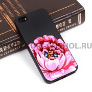 Чехол-накладка iPhone 5/5S Цветы 10076