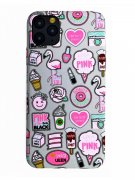 Чехол-накладка iPhone 11 Pro Max Derbi Pink Style