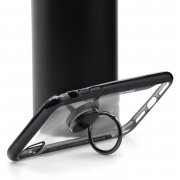 Чехол-накладка iPhone XR Houking с кольцом черный