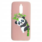 Чехол-накладка Xiaomi Redmi 8 Приключение Панды розовый