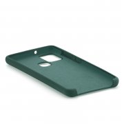 Чехол-накладка Samsung Galaxy A21S Derbi Slim Silicone-2 темно-зеленый