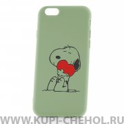 Чехол-накладка iPhone 6/6S 33004 Dog Love Green