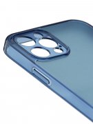 Чехол-накладка iPhone 12 Pro Max Kruche Frosted glass Blue