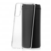 Чехол-накладка Samsung Galaxy S21 Plus DF Slim Silicone прозрачный
