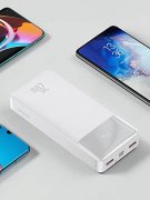 Power Bank 20000 mAh Baseus Bipow Digital Display 20W White