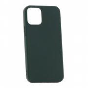 Чехол-накладка iPhone 12 mini Derbi Slim Silicone-3 темно-зеленый