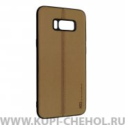 Чехол-накладка Samsung Galaxy S8 Plus Hdci светло-коричневый
