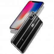 Чехол-накладка iPhone X/XS Baseus Aurora Transparent Black
