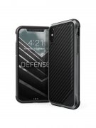 Чехол-накладка iPhone X/XS Defense Lux Carbon