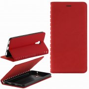 Чехол книжка Meizu M3 Max Book Case New красный Вид1