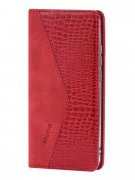 Чехол книжка Huawei Honor 50/Nova 9 Kruche Purse Croc Red