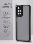Чехол-накладка Xiaomi Redmi 10/Redmi 10 Prime Kruche Camera Shine Black
