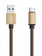 Кабель USB-Type-C Amazingthing SupremeLink Ultimate Speed Gold 2m 3A УЦЕНЕН