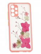 Чехол-накладка Samsung Galaxy A32 Derbi Summer Цветы розовый