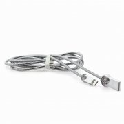 Кабель USB-Micro WK Silver 1m