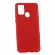 Чехол-накладка Samsung Galaxy M31 Kruche Silicone Plain Red
