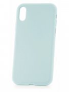 Чехол-накладка iPhone XR Kruche Silicone Sky blue