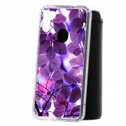 Чехол-накладка Samsung Galaxy M11/A11 Kruche Print Purple leaves