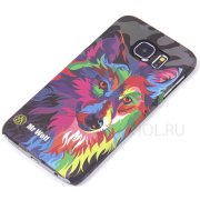 Чехол пластиковый Samsung Galaxy S6 G920 Mr.Wolf 8759 фосфор