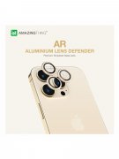 Защитное стекло для линз камеры iPhone 13 Pro/iPhone 13 Pro Max Amazingthing Aluminum Gold 3шт 0.33mm