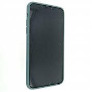 Чехол-накладка iPhone 11 Pro Max Kruche Silicone Pine green