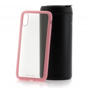 Чехол-накладка iPhone XR Baseus See-through Glass Pink