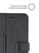 Чехол книжка Xiaomi Redmi 10/10 Prime Kruche Flip Classic Gray