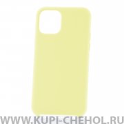 Чехол-накладка iPhone 11 Pro Derbi Slim Silicone-2 светло-желтый