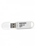 Флеш Exployd 570 64Gb White USB 2.0