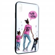 Чехол-накладка iPhone XS Max Family Line Boy&Girl