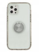Чехол-накладка iPhone 12 Pro Max Kruche Ring Black