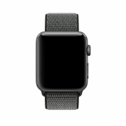 Ремешок для Apple Watch 42mm/44mm тканевый на липучке чёрный