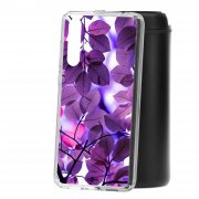 Чехол-накладка Huawei P20 Pro (Plus) Kruche Print Purple leaves