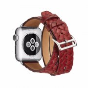 Ремешок для Apple Watch 42mm/44mm плетенка красный