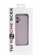 Чехол-накладка iPhone 12 mini Kruche Liquid glass Grass purple