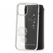 Чехол-накладка iPhone 12 Pro Max Kruche Flash drill Silver