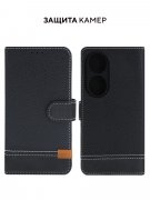 Чехол книжка Huawei Honor 90 Kruche Purse Flip Black