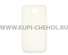 Чехол силиконовый LG K4 LTE K130E прозрачный 0.5mm глянцевый