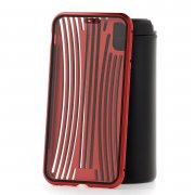 Чехол-накладка iPhone XS Max Kruche Metal Suitcase Red