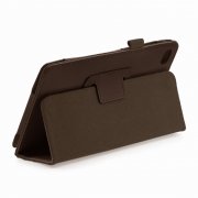 Чехол откидной Lenovo Tab 4 7.0 TB-7504X коричневый флотер к/з