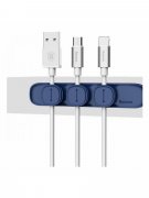 Держатель для проводов Baseus Peas Cable Clip Blue