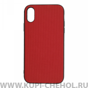 Чехол-накладка iPhone XR Kajsa Military Straps Red